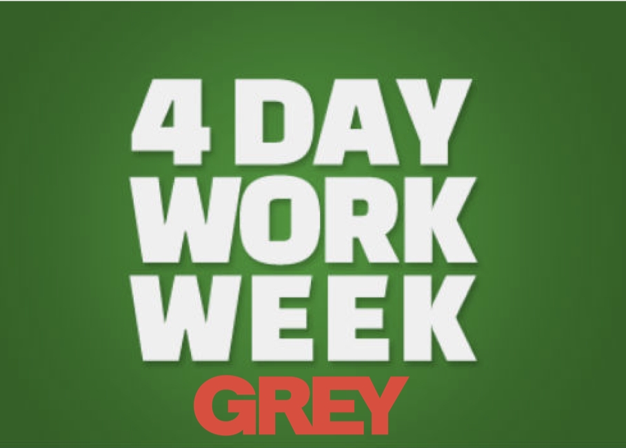 Grey offers four days a week for 15 per cent pay cut