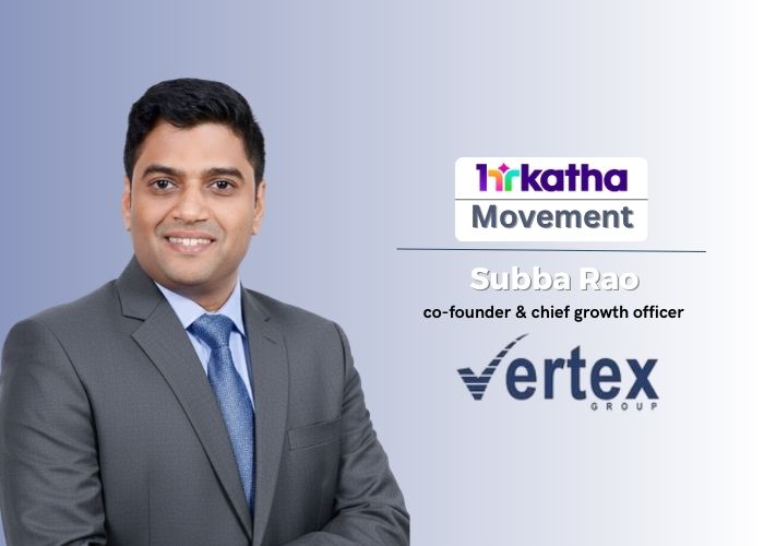 Subba Rao joins Vertex Group as co-founder & chief growth officer Subba Rao joins Vertex Group as co-founder & chief growth officer