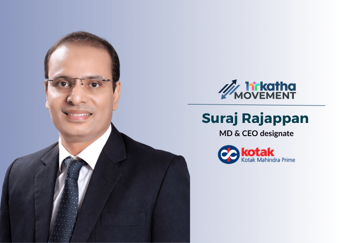 Suraj Rajappan will be MD & CEO, Kotak Mahindra Prime