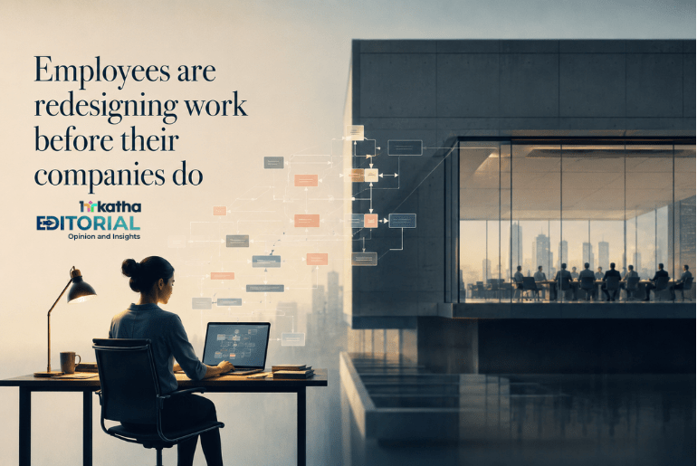 Employees are redesigning work before their companies do