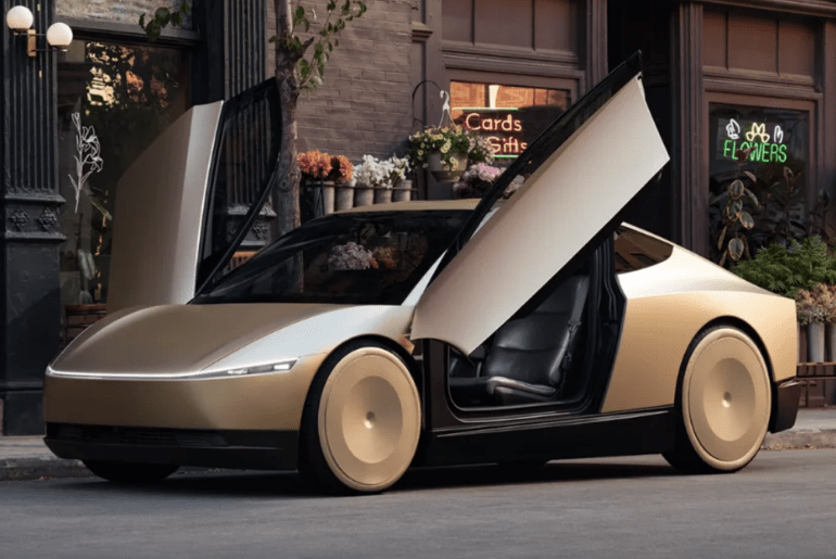 Employees among first passengers of Tesla’s Cybercab Tesla