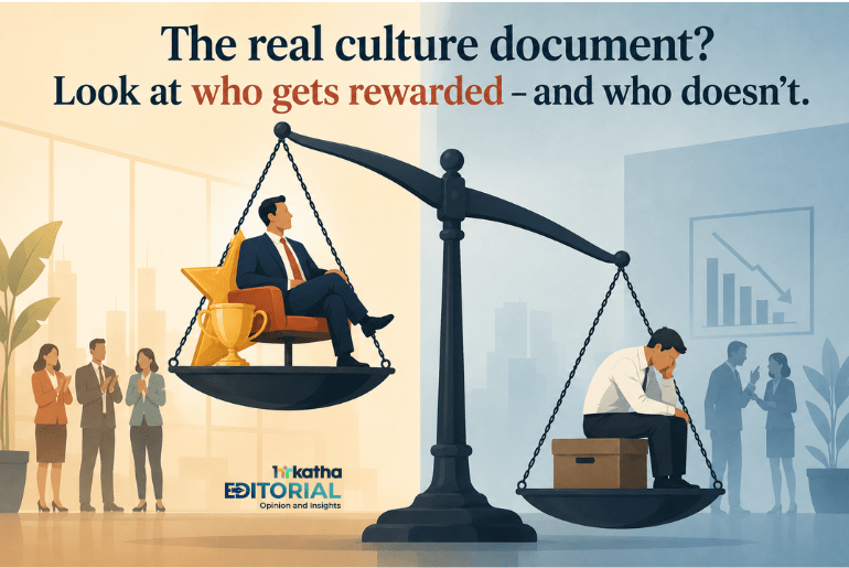 Why every organisation eventually becomes the company it rewards