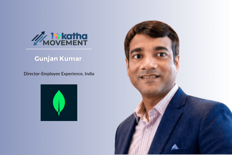 Gunjan Kumar appointed director-employee experience India, MongoDB Gunjan Kumar, director-employee experience India, MongoDB