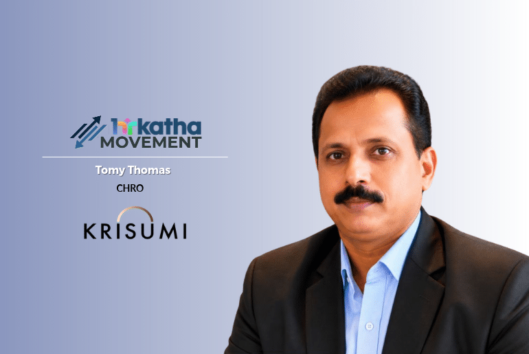 Krisumi Corporation appoints Tomy Thomas as CHRO Tomy Thomas