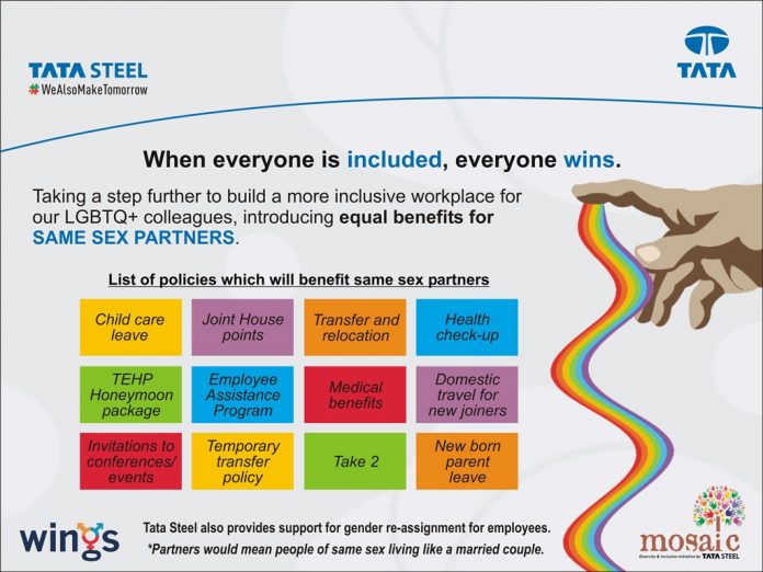 Tata Steel expands its Diversity & Inclusion policy